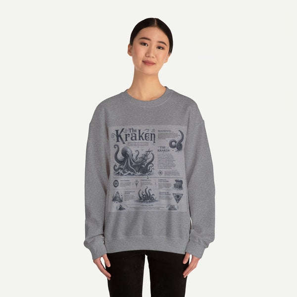 Kraken Illustration Crewneck Sweatshirt