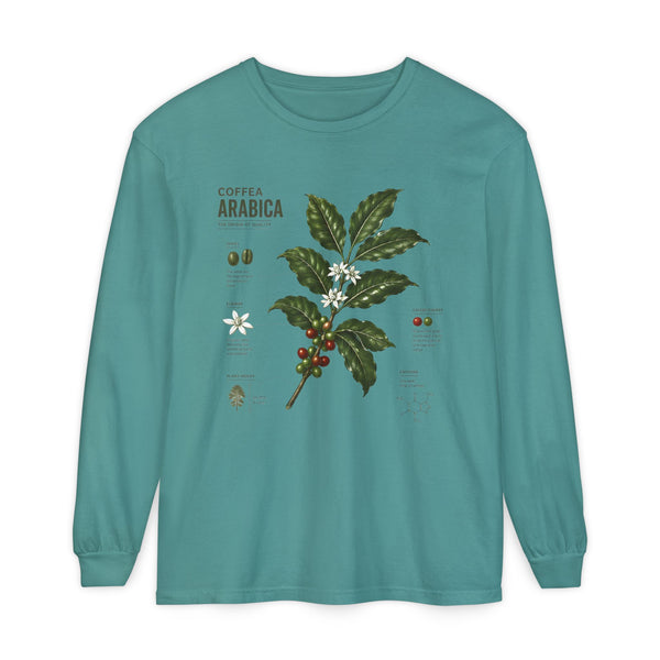 Coffee Arabica Botanical Long Sleeve Tee
