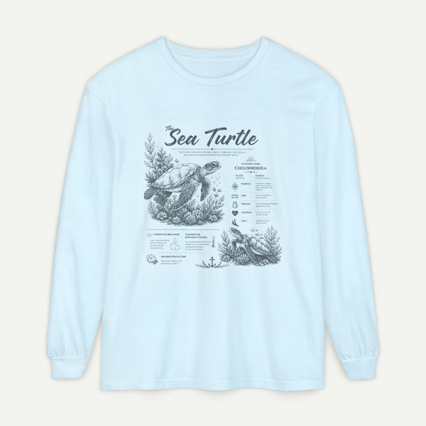 Sea Turtle Anatomy Long Sleeve Tee