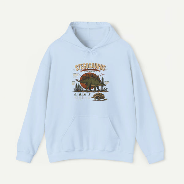 Stegosaurus Vintage Anatomy Hoodie – Retro Dino Nature Sweatshirt