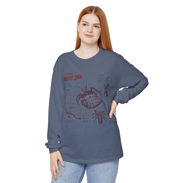 Hermit Crab Anatomy Long Sleeve Tee