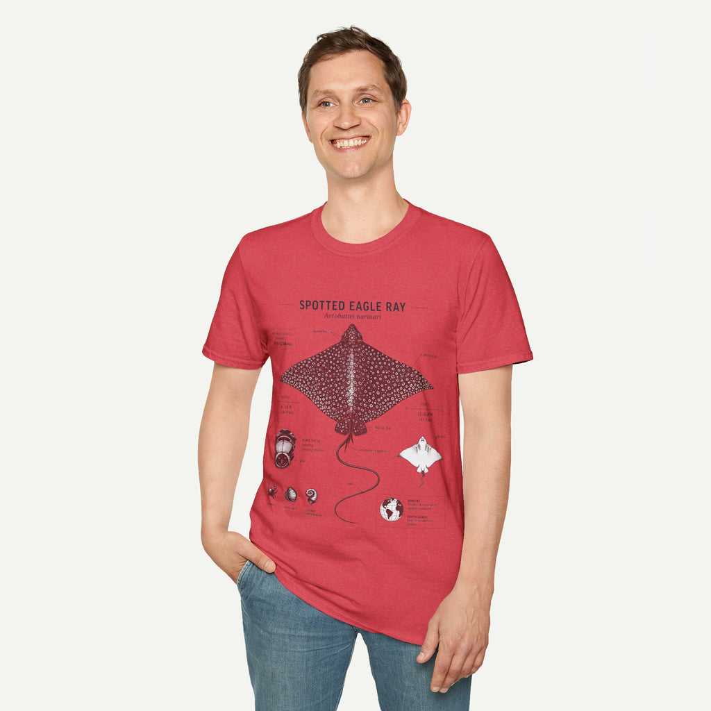 Spotted Eagle Ray Anatomy T-Shirt — Marine Life Graphic Tee