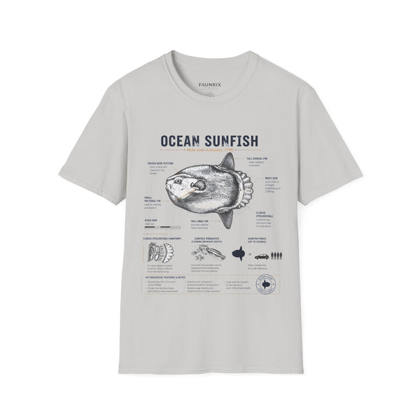 Ocean Sunfish Anatomy T-Shirt — Vintage Marine Biology Graphic Tee