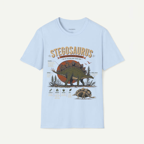 Stegosaurus Anatomy T-Shirt — Vintage Dinosaur Tee