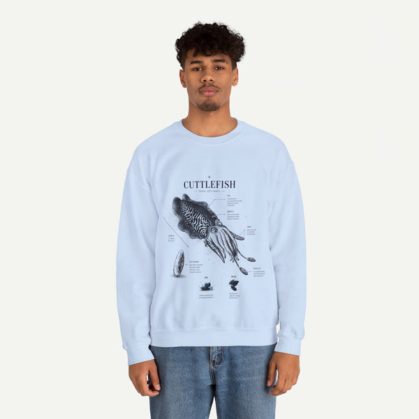 Cuttlefish Anatomy Crewneck Sweatshirt