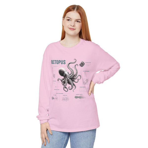 Octopus Anatomy Long Sleeve Tee
