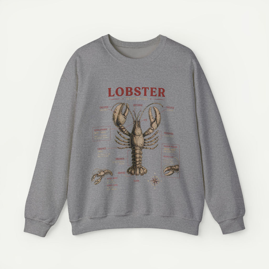 Lobster Anatomy Crewneck Sweatshirt