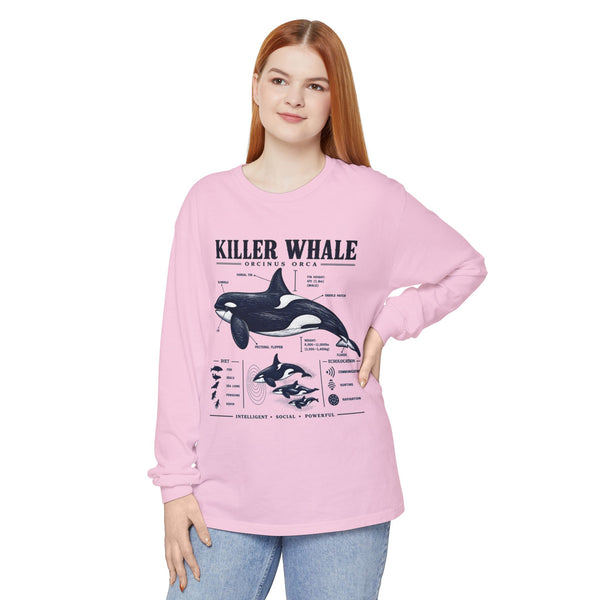 Killer Whale Anatomy Long Sleeve Tee