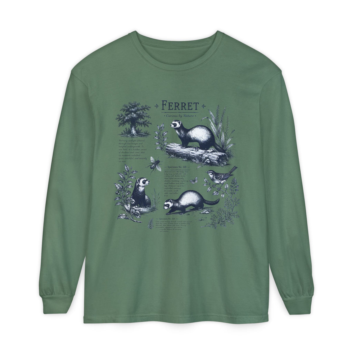 Ferret Vintage Anatomy Long Sleeve Tee