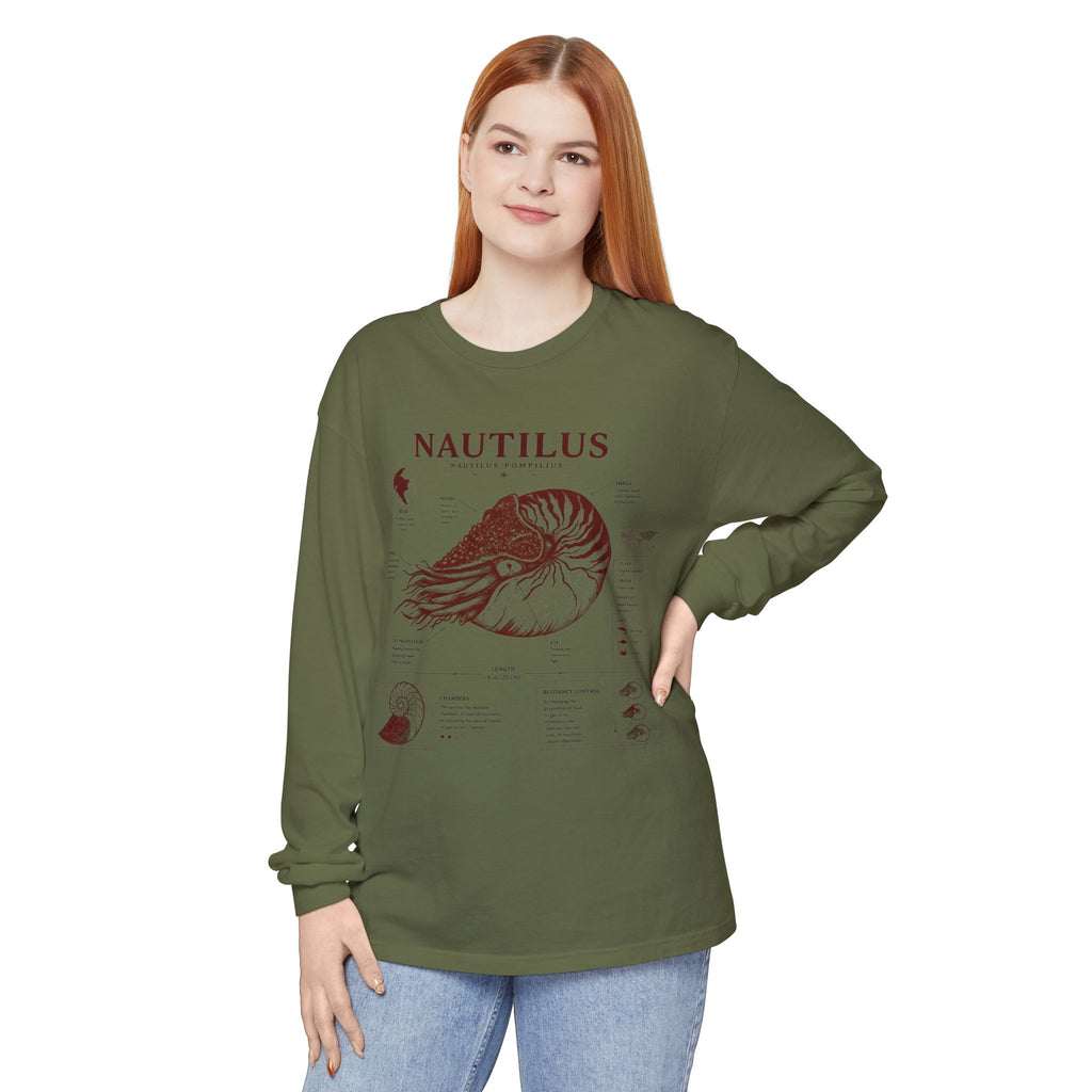 Nautilus Anatomy Long Sleeve T‑Shirt