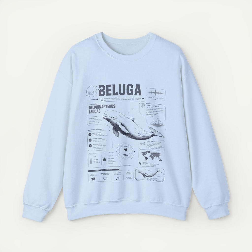 Beluga Whale Anatomy Sweatshirt