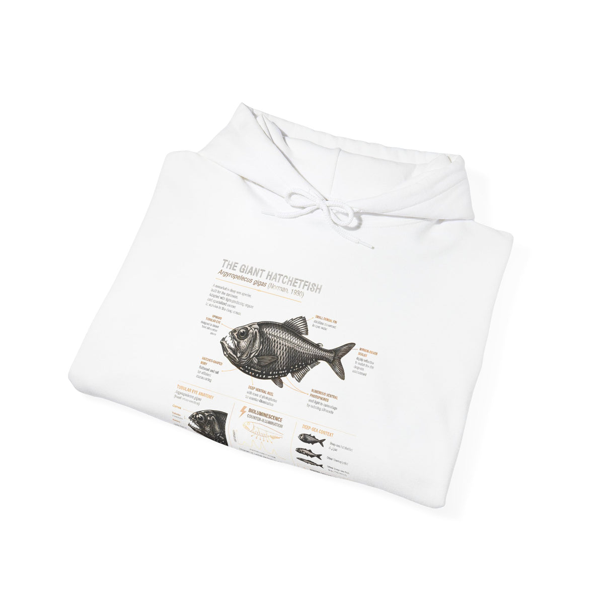 Blackfish Anatomy Hoodie – Fish Identification Diagram Sweatshirt