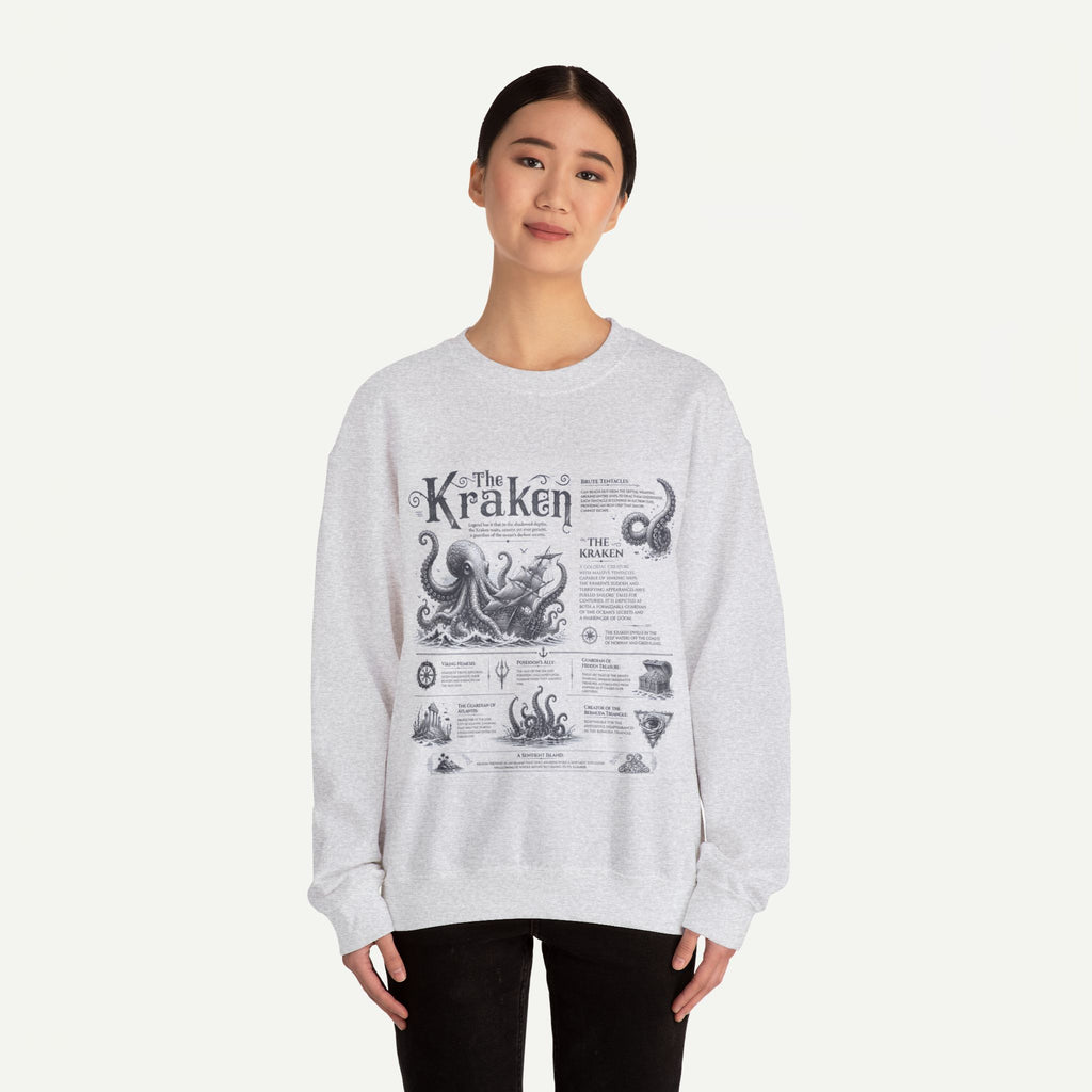 Kraken Illustration Crewneck Sweatshirt