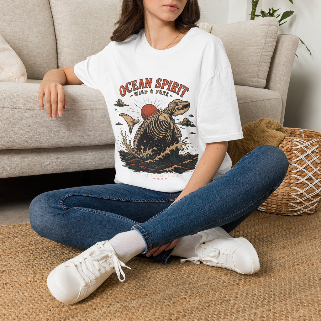 Ocean Spirit T-Shirt — Wild & Free Sea Turtle Graphic Tee