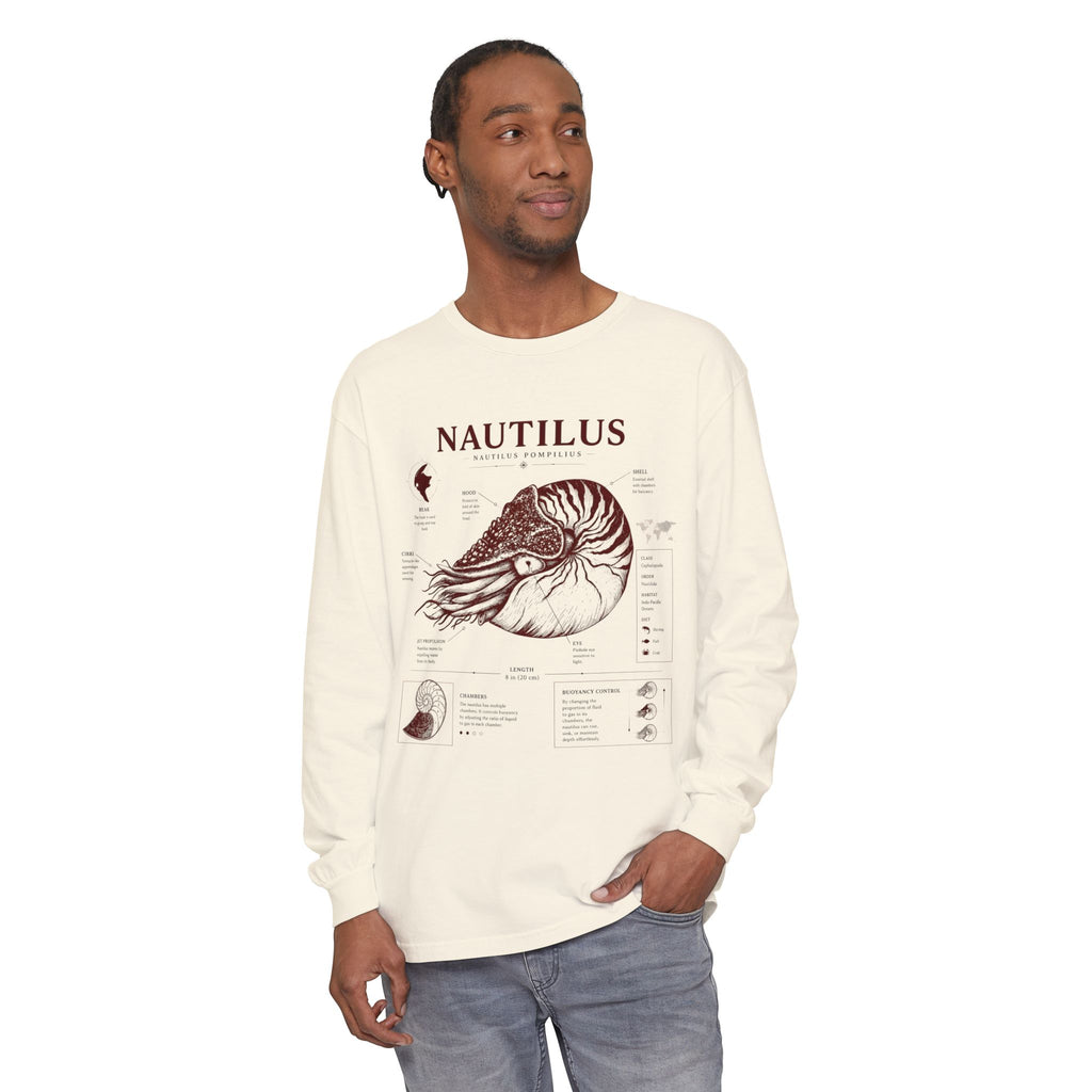 Nautilus Anatomy Long Sleeve T‑Shirt