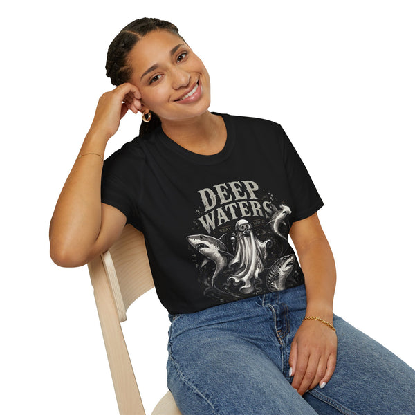 Deep Waters Graphic T-Shirt — ‘Deep Waters’ Ocean Monster Tee