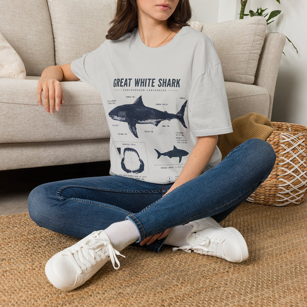 Great White Shark Anatomy T-shirt
