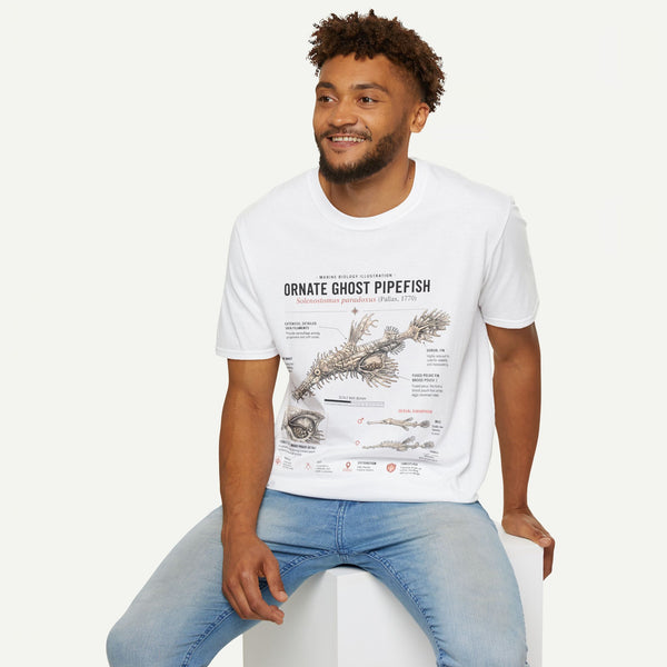 Ornate Ghost Pipefish Anatomy T-Shirt