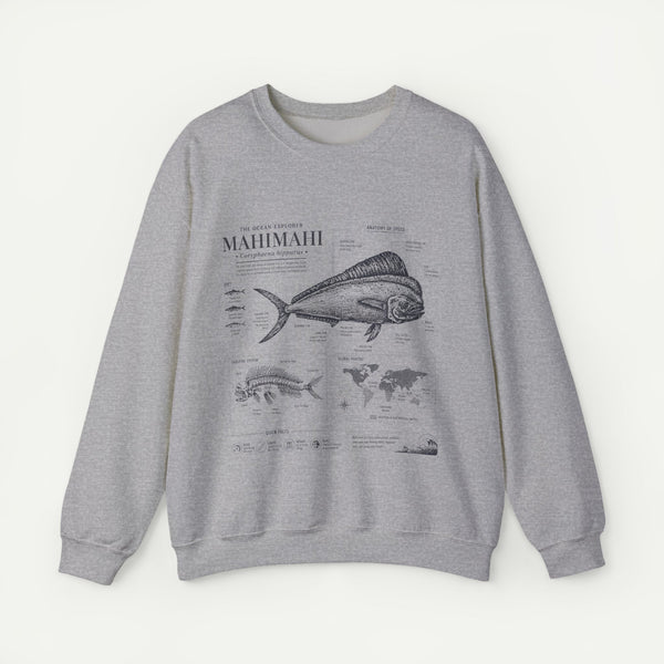 Mahi Mahi Fish Anatomy Sweatshirt
