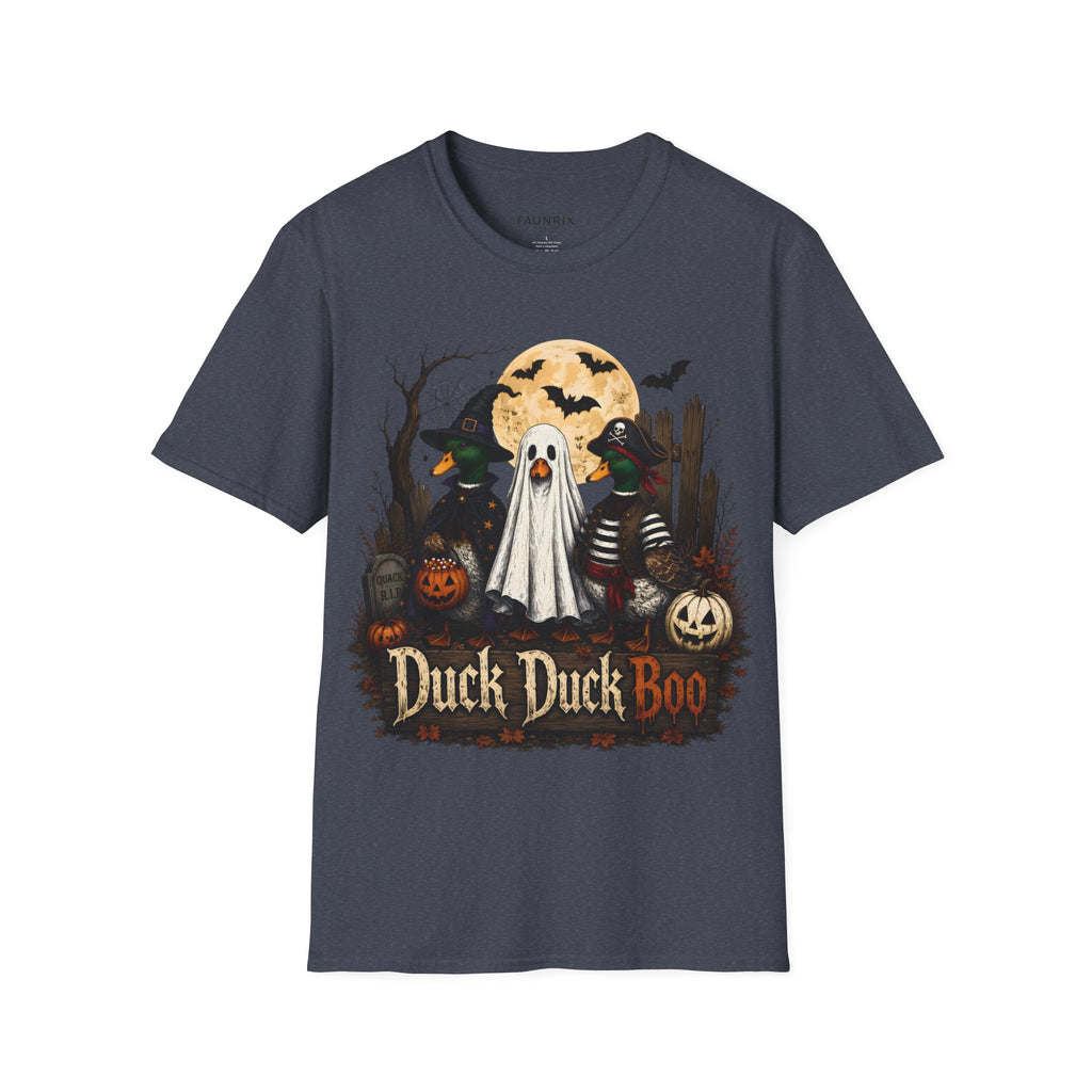 Duck Duck BOO! Halloween T-Shirt — Cute Spooky Duck Costume Tee