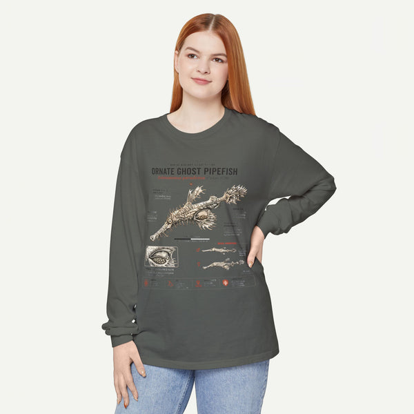 Ornate Ghost Pipefish Anatomical Long Sleeve Tee