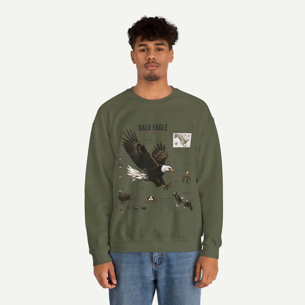 Bald Eagle Anatomy Sweatshirt