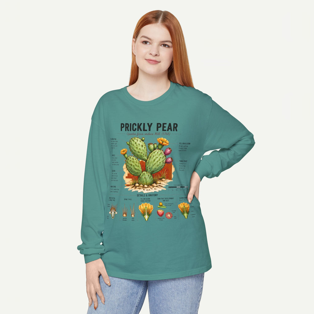 Prickly Pear Botanical Long Sleeve Shirt