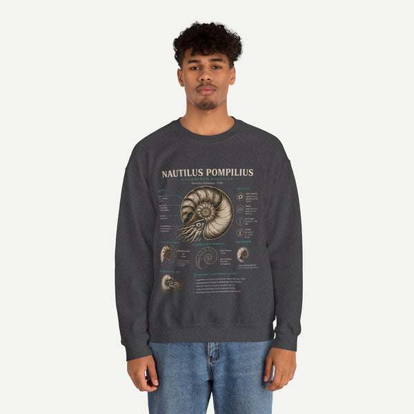 Nautilus Pompilius Anatomy Crewneck Sweatshirt