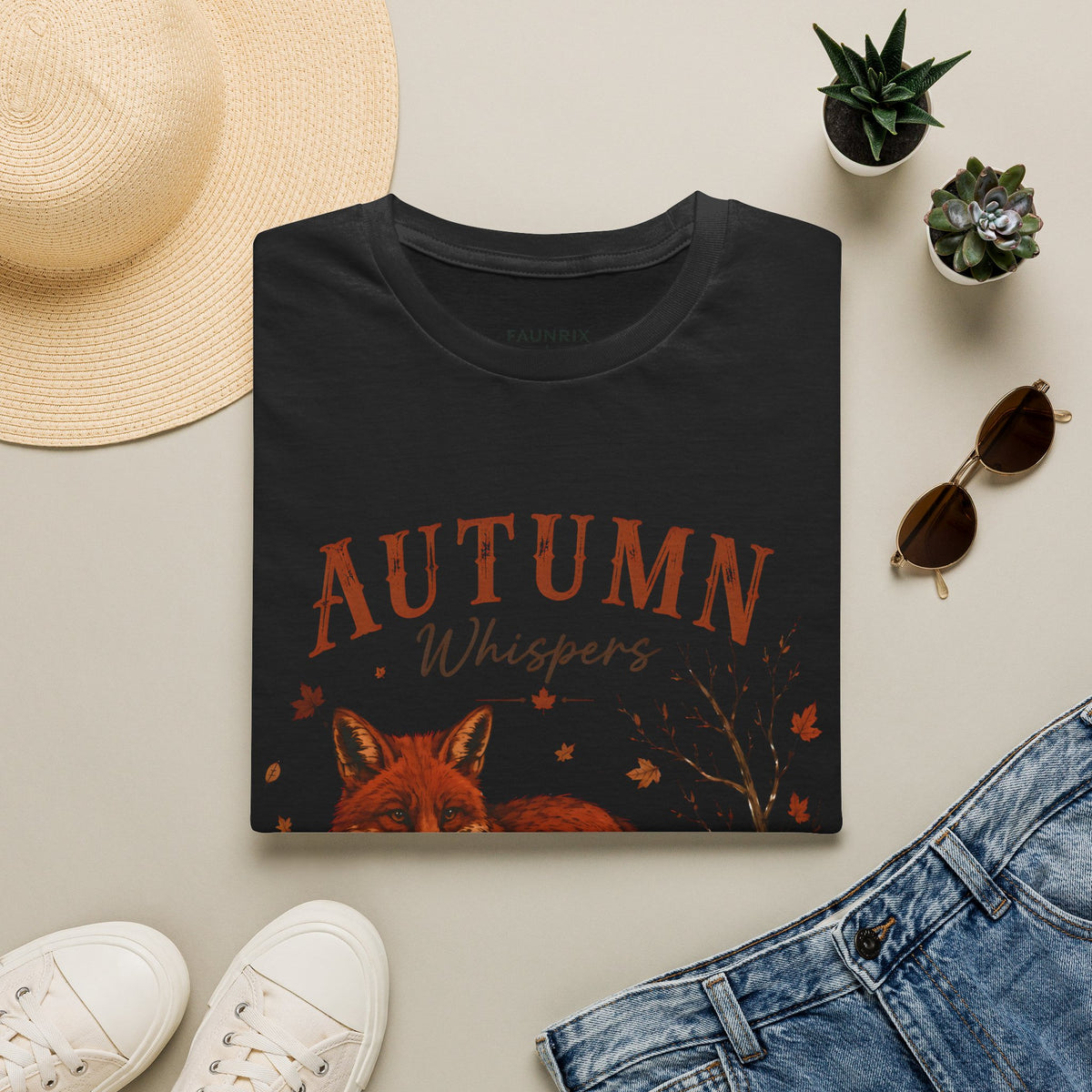 Autumn Whispers Fox T-Shirt