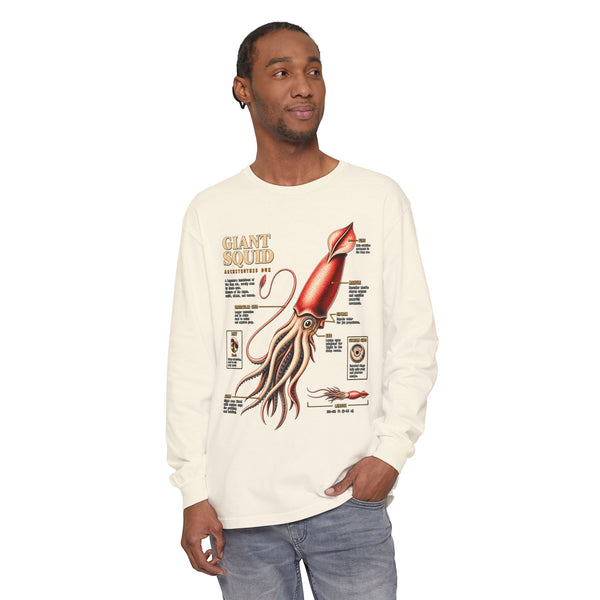 Giant Squid Anatomy Long Sleeve Tee