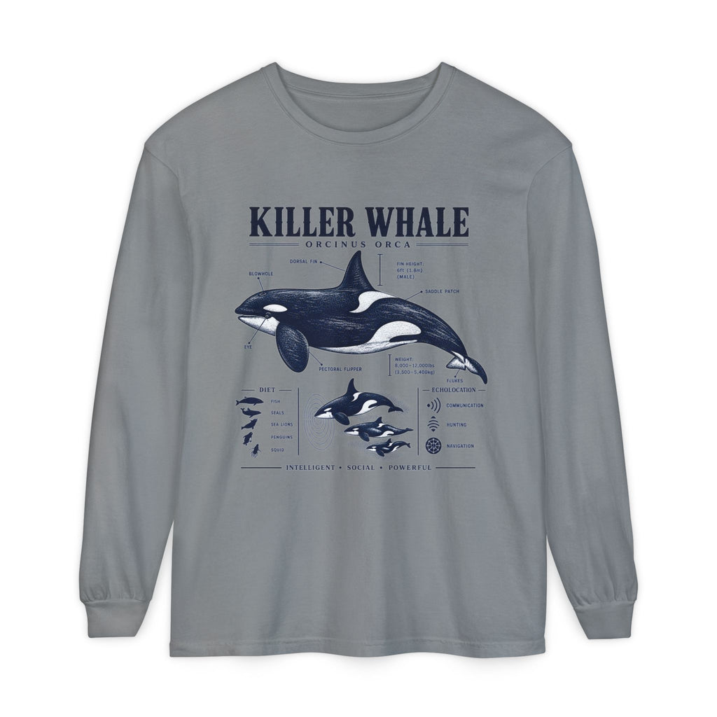 Killer Whale Anatomy Long Sleeve Tee
