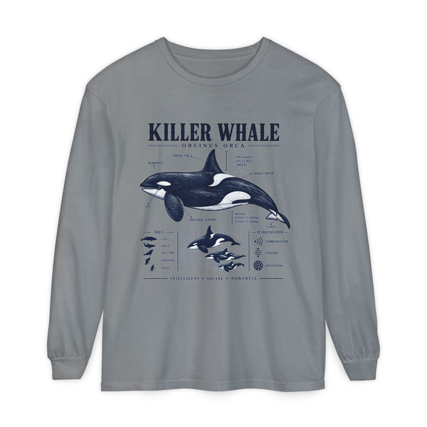 Killer Whale Anatomy Long Sleeve Tee