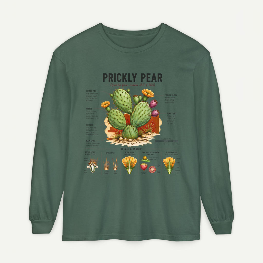 Prickly Pear Botanical Long Sleeve Shirt