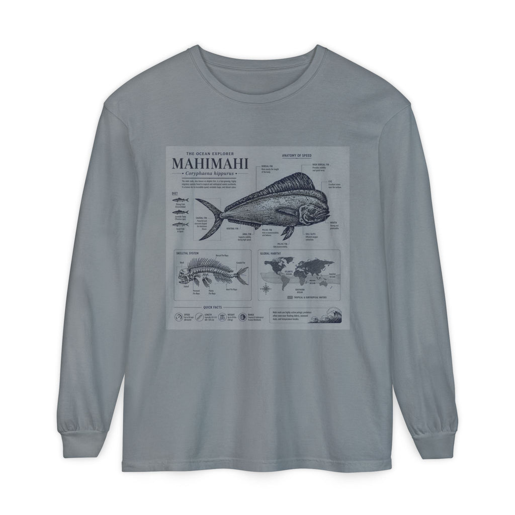 Mahimahi Fish Anatomy Long Sleeve Shirt