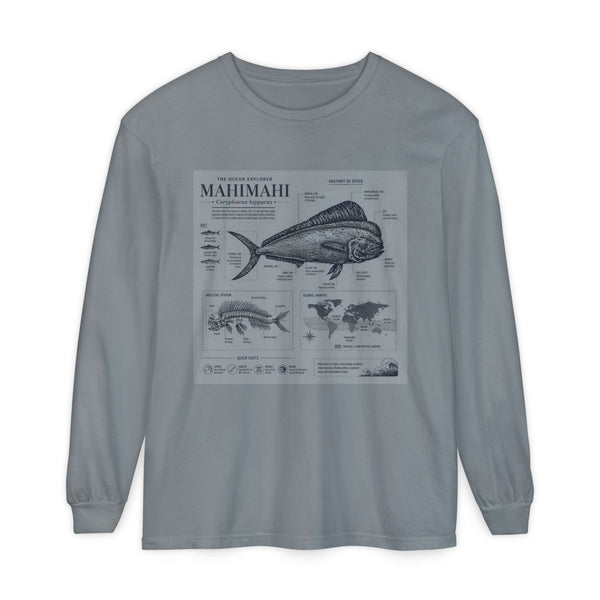 Mahimahi Fish Anatomy Long Sleeve Shirt