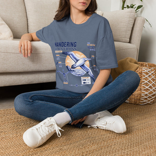 Wandering Albatross Anatomy T-Shirt — Vintage Seabird Graphic Tee