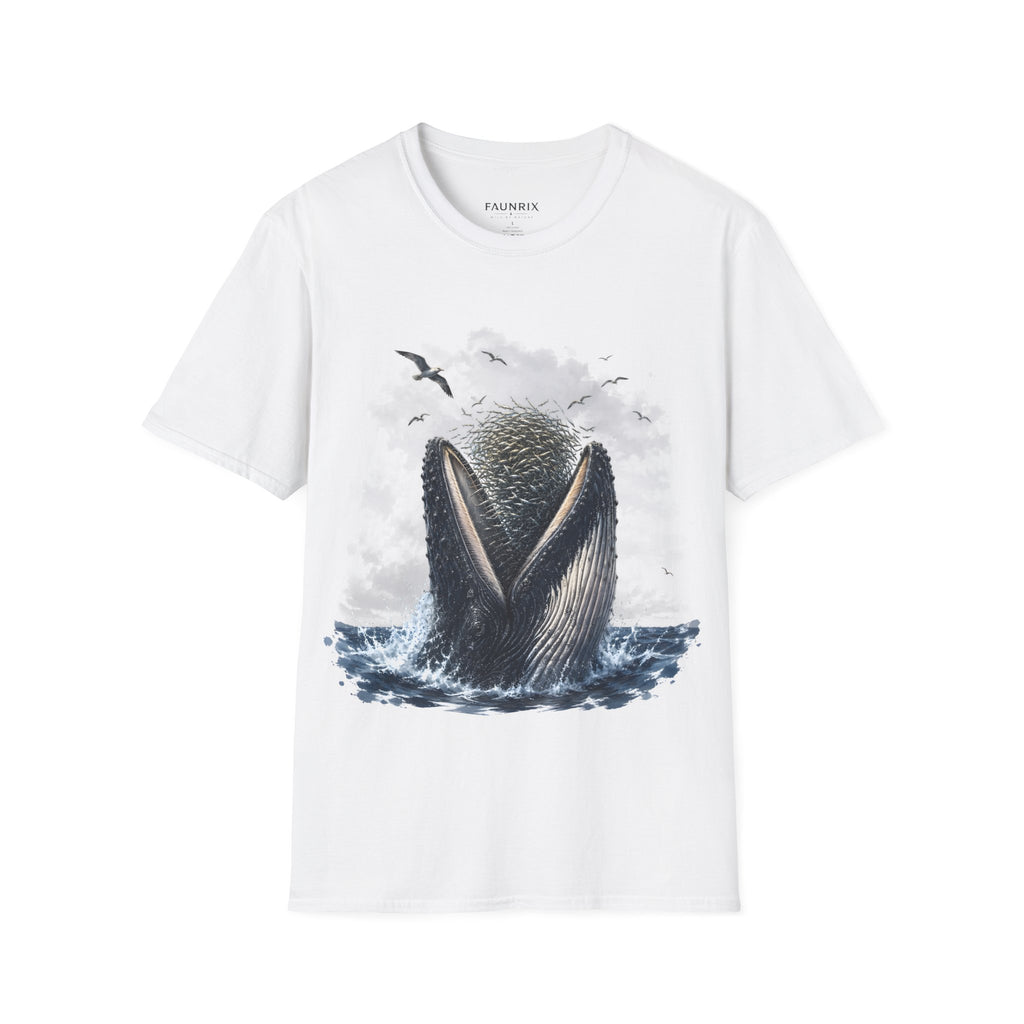 Whale Tail Ocean Scene T-Shirt – Marine Wildlife Tee