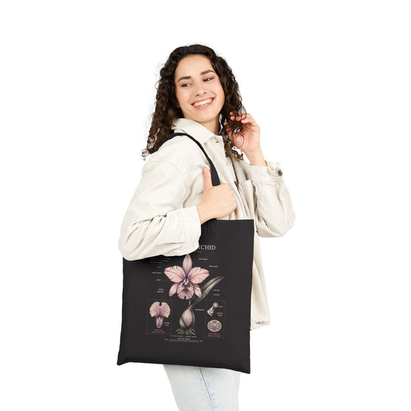 Botanical Amaryllis Canvas Tote Bag