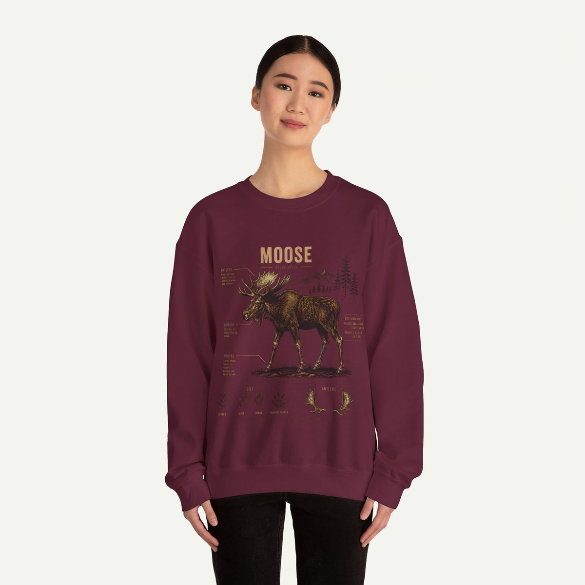 Moose Anatomy  Sweatshirt