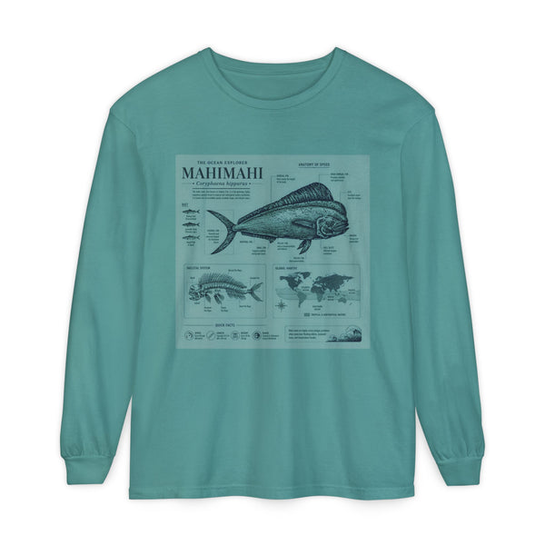 Mahimahi Fish Anatomy Long Sleeve Shirt