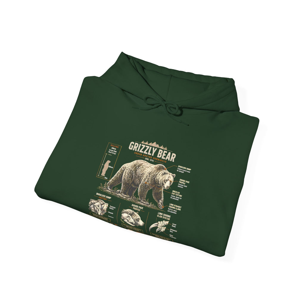 Hoodie — Vintage Bear Anatomy Graphic Hoodie