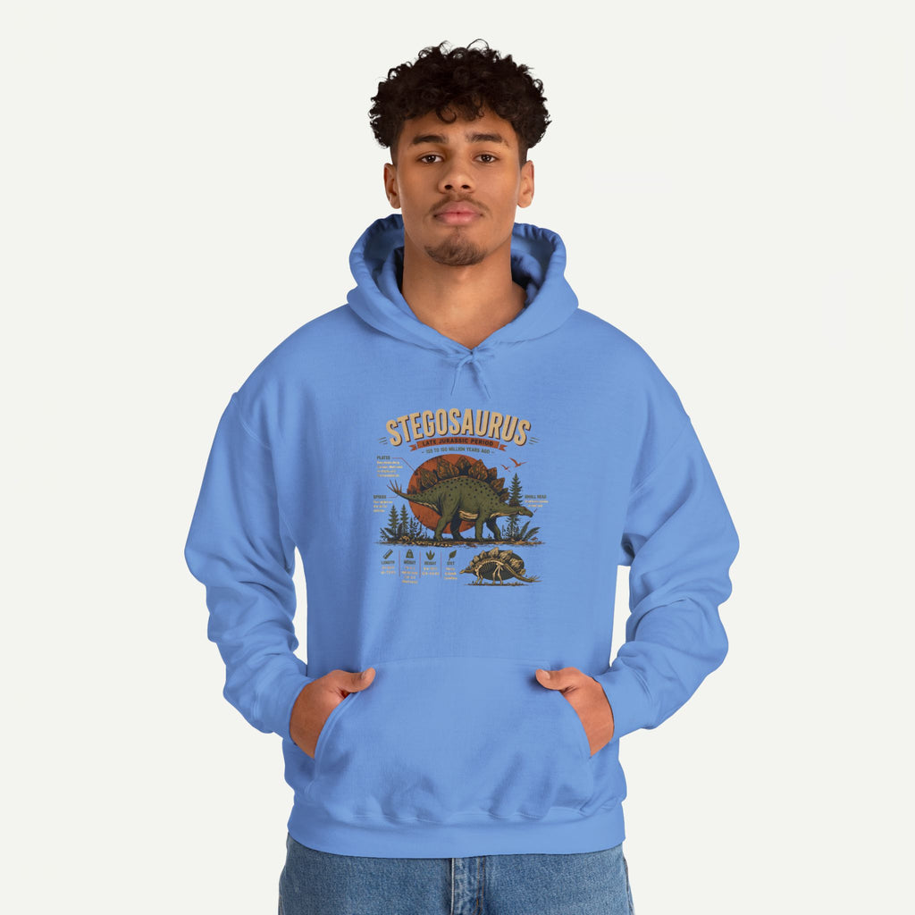 Stegosaurus Vintage Anatomy Hoodie – Retro Dino Nature Sweatshirt