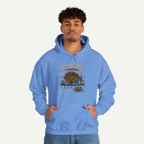 Stegosaurus Vintage Anatomy Hoodie – Retro Dino Nature Sweatshirt