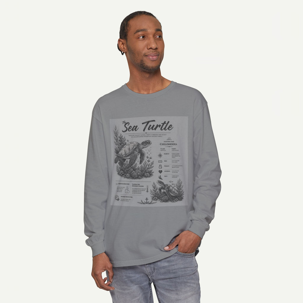 Sea Turtle Anatomy Long Sleeve Tee