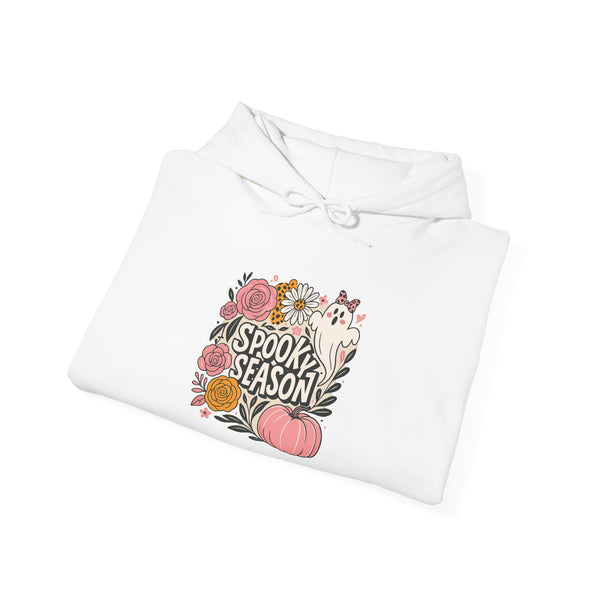 Spook Season Floral Pumpkin Hoodie
