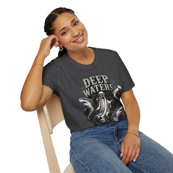 Deep Waters Graphic T-Shirt — ‘Deep Waters’ Ocean Monster Tee
