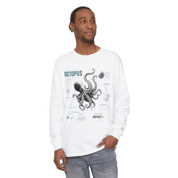 Octopus Anatomy Long Sleeve Tee