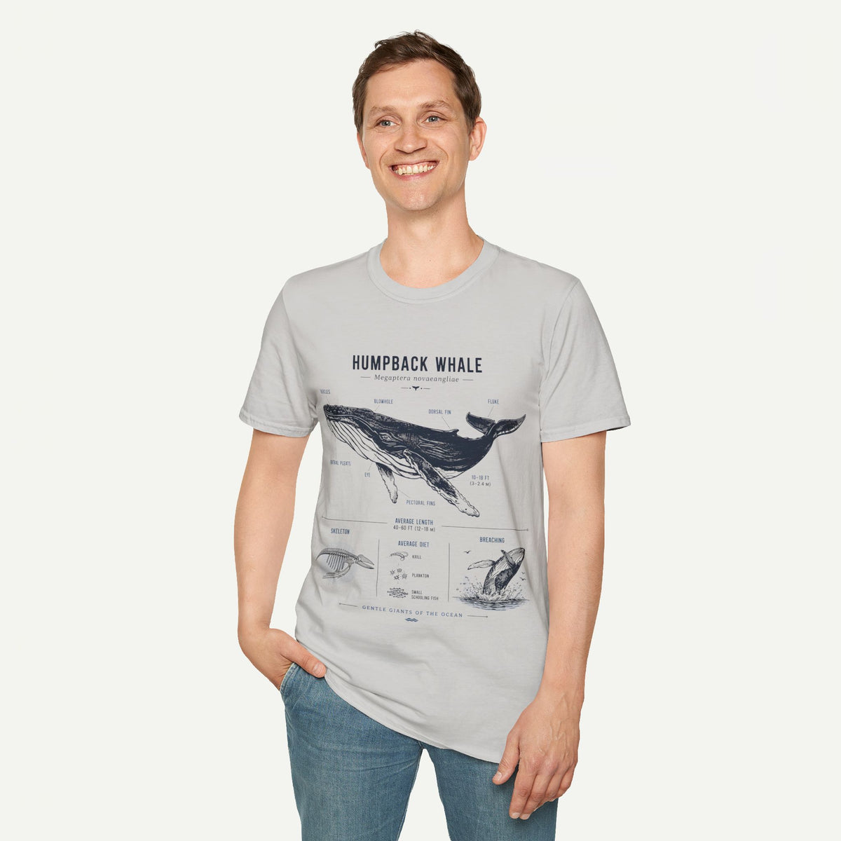 Humpback Whale Anatomy T-Shirt