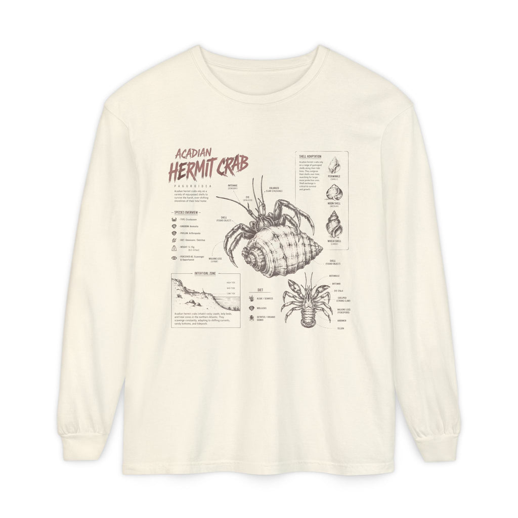 Hermit Crab Anatomy Long Sleeve Tee