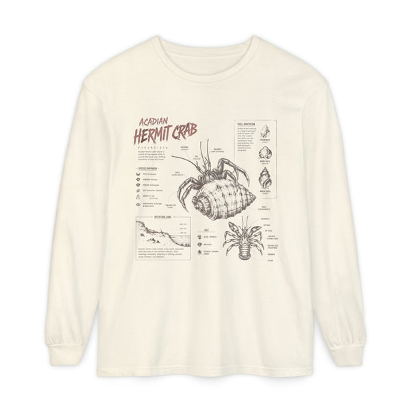 Hermit Crab Anatomy Long Sleeve Tee
